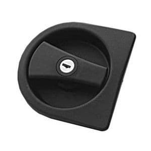 Large Single Brown Door Lock With Spindle Holes
